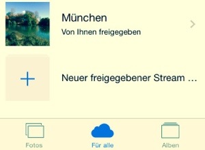 iphone Foto Stream freigeben