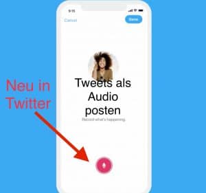Twitter jetzt mit Audio Posting